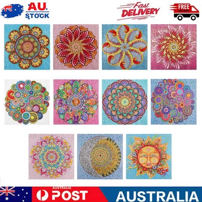 $7.41 • Buy DIY 5D Diamond Painting Full Drill Special Shaped Mandala Embroidery Kit Art 