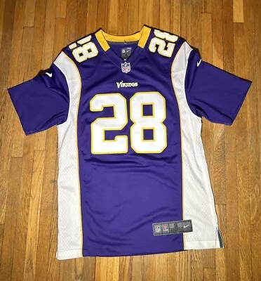 Nike On Field Adrian Peterson #28 Minnesota Vikings NFL Jersey Sz S • $35