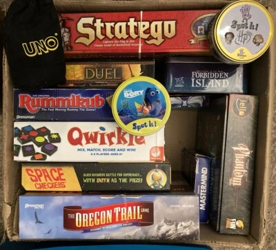 LOT Of 12 Hobby Board Games 7 WONDERS DUEL Stratego Forbidden Island QWIRKLE • £38.87