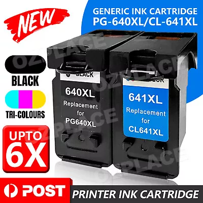 Generic PG-640XL CL-641XL Ink For Canon TS5160 MG2160 MG3560 3660 MX376 MX456 • $52.95