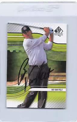 2012 SP Authentic Golf #R5 Bo Van Pelt Signed Auto *J8973 • $3