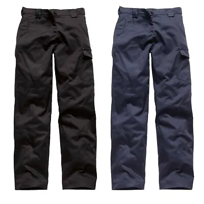 £19.34 • Buy NEW Dickies Workwear Ladies Redhawk Work Cargo Trousers Black Or Navy Blue