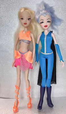 Winx Club Lot Of 2 Good Vs Evil Dolls: Stella & Icy Believix OOAK TLC Customs • $25.49