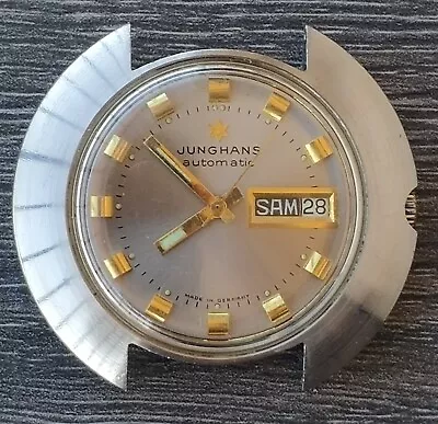 Vintage Men's German Junghans UFO Steel Automatic Watch Cal.653 Runs For Repair • $139