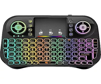 MiniWireless Keyboard AndroidKeyboard With TouchpadSmartTVKeyboard 7 Colour  • £7.99
