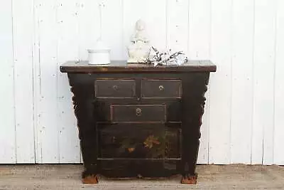 Antique Painted Black Mongolian Dresser • $2295