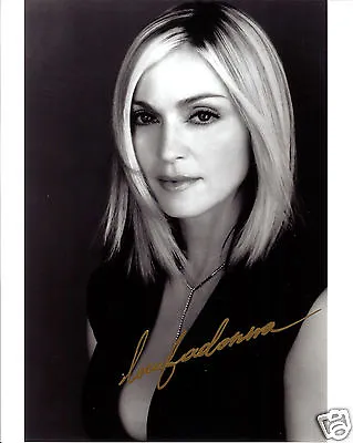 Madonna Autograph Signed Pp Photo Poster • £6.89
