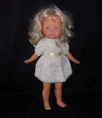 Vintage 1984 Fisher Price 216 My Friend Mandy Blonde Girl Doll Toy W/ Dress • $35