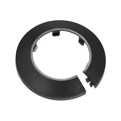 Pipe Cover Decoration 50mm PP Radiator Escutcheon Drain Line Cover Black 10pcs • £12.27