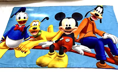 Disney Pillowcase Standard Size Mickey Mouse Goofy Clubhouse • $16.10