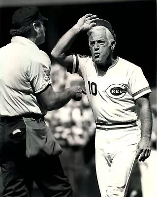 Sparky Anderson 8x10 Photo Cincinnati Reds Baseball Picture Mlb Vs Umpire • $4.99