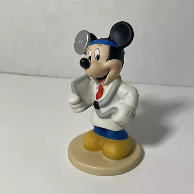 VINTAGE DISNEY Doctor Mickey Mouse Stethoscope Porcelain Figurine Sri Lanka • $30