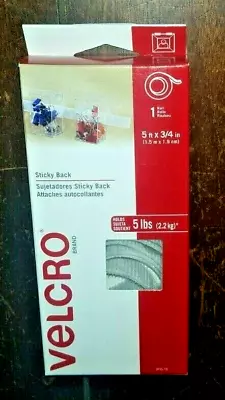 Velcro Sticky Back - (White 5ft X 3/4 In Roll) #90678 • $9.87