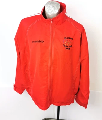 $69.95 • Buy Olympic Bejiing 2008 Jacket L Swim Team Kyungsoo NYAC Kobe Red Canada Collectibl