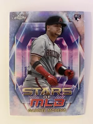 2023 Topps Series 2 - Stars Of MLB Chrome #SMLBC-57 Gabriel Moreno (RC) • $1