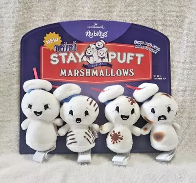 Hallmark Itty Bitty Stay Puft Mini Marshmallows Plush ~ Set Of 4 ~ Ghost Busters • $32