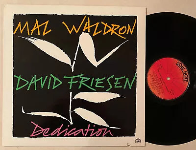 MAL WALDRON & DAVID FRIESEN Dedication Soul Note LP • $14.97