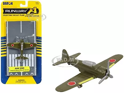 Mitsubishi A6m Zero Aircraft  Imperial Japanese Navy  Diecast By Runway24 Rw165 • $7.99