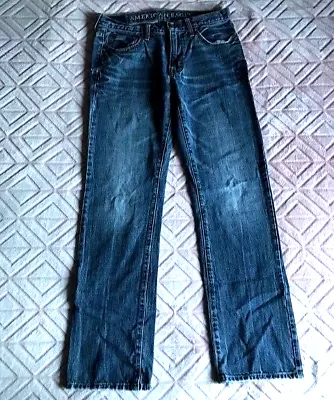 Mens American Eagle Gray Jeans - Original Straight 32x32 (Tag 30x32) Medium Wash • $17.99