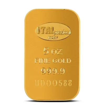 5 Oz Gold Bar (Varied Condition Any Mint) • $12271.80