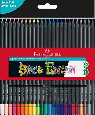 Colouring Pencils - Faber-Castell Black Edition Set Of 50 • £19.99