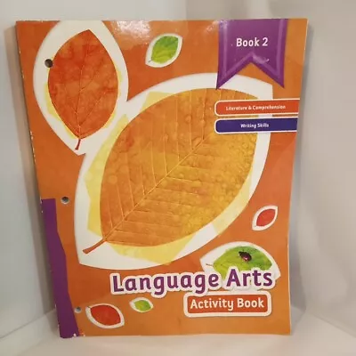 K12 LANGUAGE ARTS 2 ORANGE  ACTIVITY BOOK BOOK 2  No Writing Or Markings • $16.99