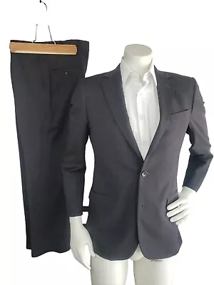 Brooks Brothers 1818 Fitzgerald Mens Estrato Wool 2pc Suit 38SxW32 • $175