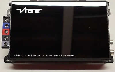 Vibe Powerbox400.1m-v7 400 Watt Rms Micro Amp & Remote Used But In Working Order • $80.88