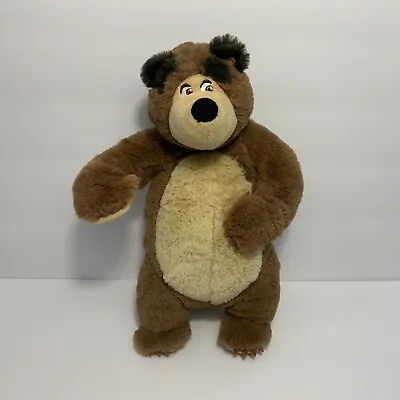 Masha And The Bear 10  Bear Character Stuffed Plush Animal Simba Toys Animaccord • $13.59