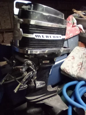 $2500 • Buy Vintage 1964  Black & Chrome Mercury Outboard 4 Outboard Boat Motor