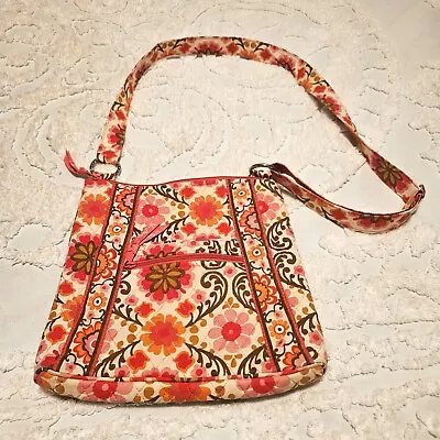 Vera Bradley Quilted Tote Shop Book Knitting Bag Floral Hippy Pattern • $17