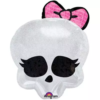 Monster High Skull Mylar Foil Balloon Super Sized 27 Inches Birthday Party Decor • $4.75