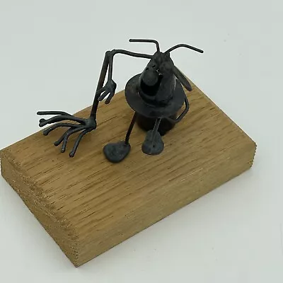 Greg Quayle Original Flea Metal Sculpture Bug Mopping Flea Figurine Art Vintage • $9.74