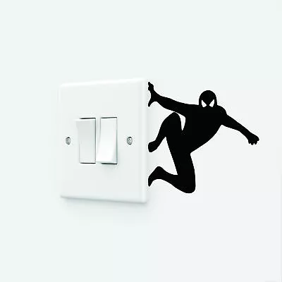 SPIDERMAN LIGHT SWITCH Removable Vinyl Wall Decal Stickers Home Decor Art • £2.99