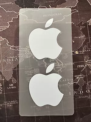 Genuine Apple Logo Decals 2x2 Original IPhone White Sticker • £2.85