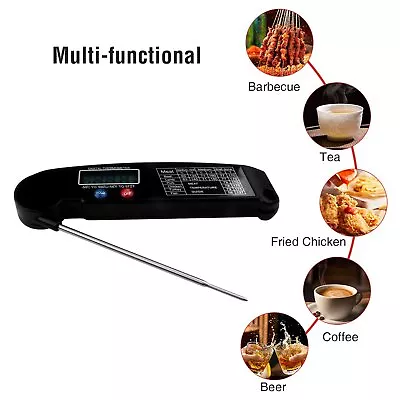 Instant Read Digital Food Thermometer For Grill Cooking BBQ Meat Temperature • $5.95