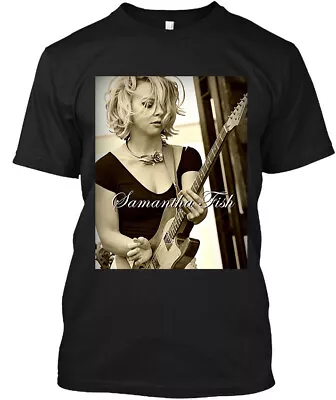 NWT Samantha Fish American Singer Guitarist Vintage Graphic T-Shirt Size S-4XL • $14.99