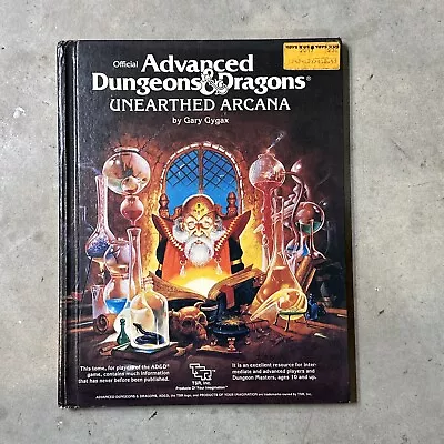 TSR AD&D 1st Ed Unearthed Arcana (Hardcover) DAMAGED MISSING TWO PAGES • $15.99