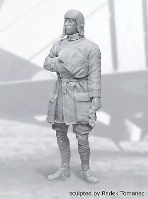 Black Dog 1/32 British RFC Fighter Pilot 1914-18 WWI No.4 Holding Goggles F32017 • $25.32