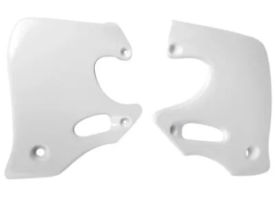 UFO White Plastic Radiator Shrouds/Covers '93-94 CR125/'92-94 CR250 (HO02653041) • $67.13