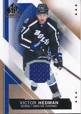 2015/16 SP Game Used #17 Victor Hedman Copper Jersey Base Parallel • $1.83