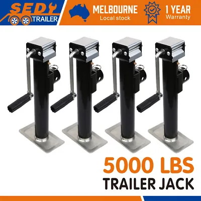 4x Trailer Canopy Caravan Jack Stand 2267kg 5000lbs Heavy Duty Stabilizer Legs • $154.99