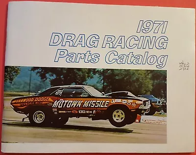 Original 1971 DRAG RACING PARTS CATALOG - CHRYSLER PERFORMANCE PARTS 426 MOPAR • $99