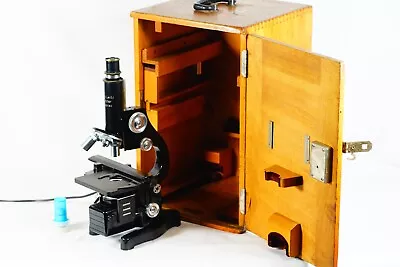 Vintage Ernst Leitz Wetzlar Vintage German Microscope N0. 302180 • $294.57