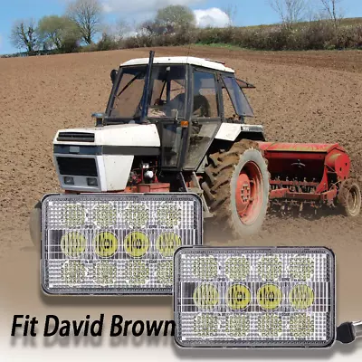 LED Headlight Lamp Fit David Brown 1290 1390 1490 1194 1294 1394 1494 1694 1594 • £135.12