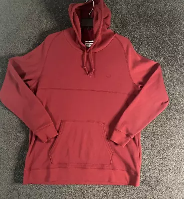 Timberland Shirt Mens Xl Long Sleeve Thermal With Hood Oudoor Red • $11.70