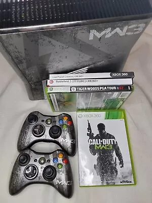 Xbox 360 S Call Of Duty: Modern Warfare 3 MW3 Complete With Cables 2 Controllers • $139.90