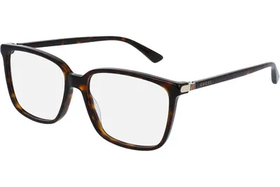 $399.95 • Buy RARE Authentic GUCCI Mens Havana Brown Square Eye Glasses Frame GG 0019O 002 19O