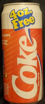 Max Headroom Coke 16 Oz. Empty Soda Can -4 Oz. Free - Super Max @1988 • $10