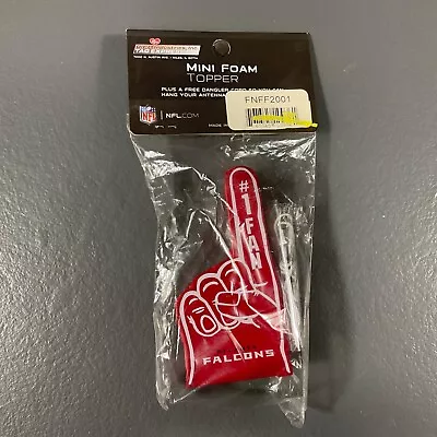 Atlanta Falcons  #1 FAN  Mini Foam Finger Topper NFL Football High Quality RED • $2